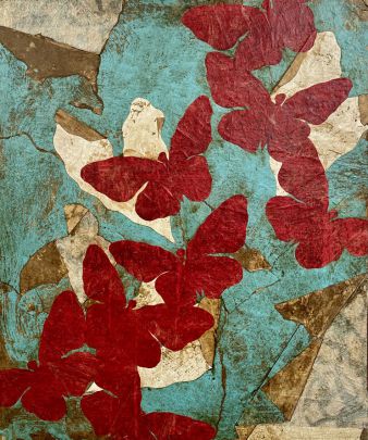 Papillons rouges