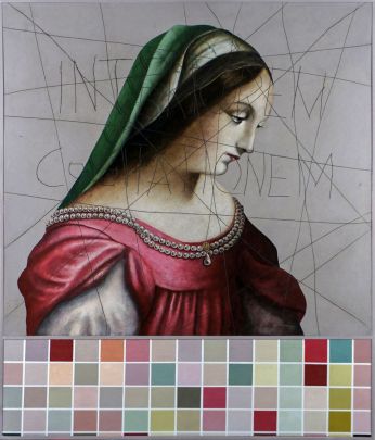 Portrait de femme (au voile vert)